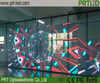 High Brightness Transparent Window Glass LED Video Panel P7.82-15.64 Mm