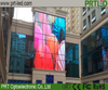 Transparency P7.82 Window Display Glass Panel for Shopping Mall/Building Wall Advertising