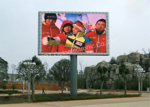 Light Weight P 6 Outdoor LED Display with Slim Panel 768 * 768 mm(rental /fixed Permanent Install)