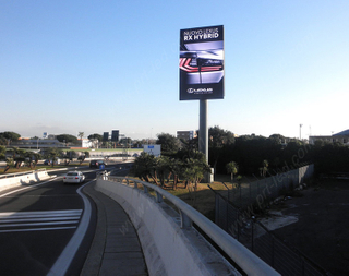 High Brightness Full Color Outdoor P6 LED Advertising Player on Standing Poles