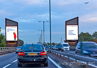 High Brightness Full Color Outdoor Advertising LED Display Screen for Roadside (P5, P6)