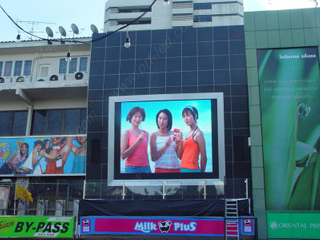 P10mm LED Outdoor Panels with High Brightness DIP346 Front Access Modules