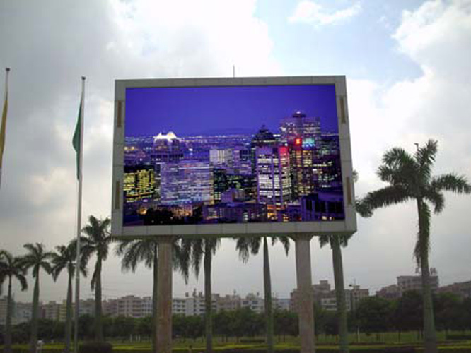 P10 SMD Outdoor 1/4 Scan LED Display Module with 1r1g1b