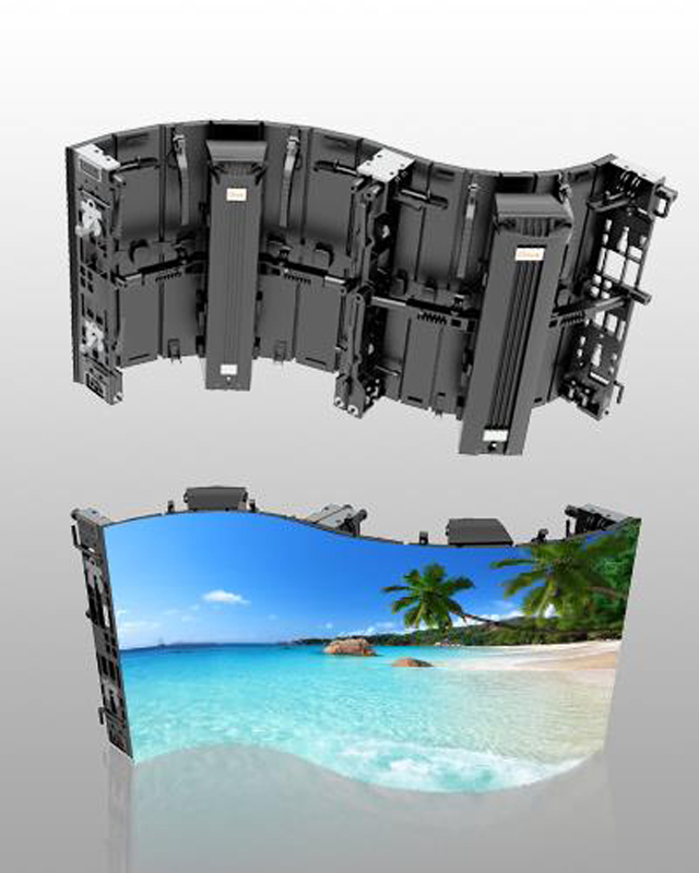 P5.95 Full Color Curved LED Display Screen for Outdoor /Indoor