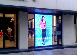 High Definition P3 Full Color LED Window Display for Shop/Corridor