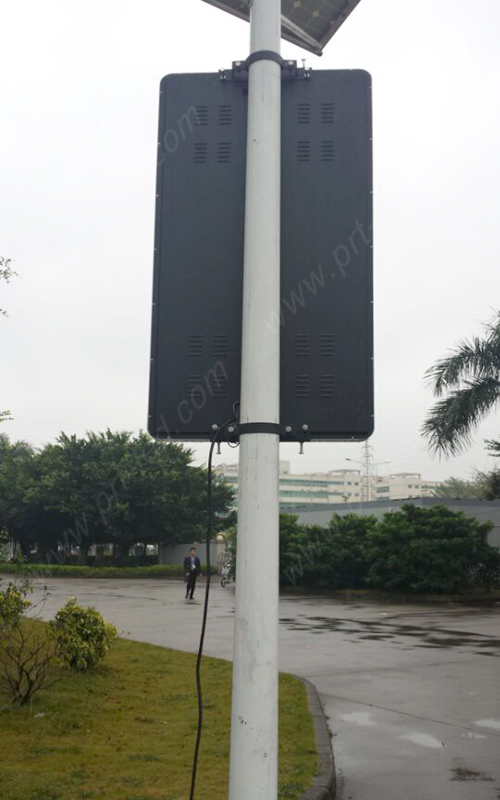 Outdoor P5 Full Color Pole LED Sign Board Controlled by 3G/GPS