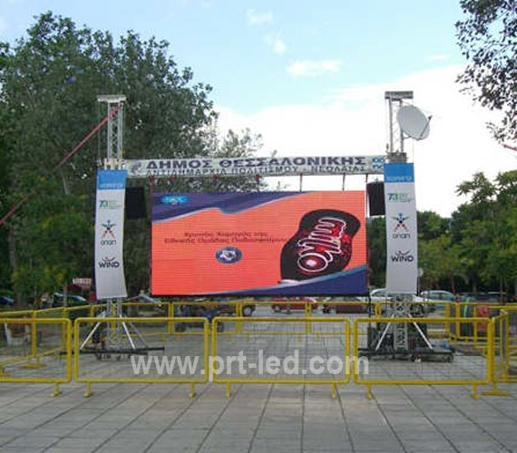 High Resolution Outdoor P5 LED Light Panel with 640*640mm Die-Casting Aluminum