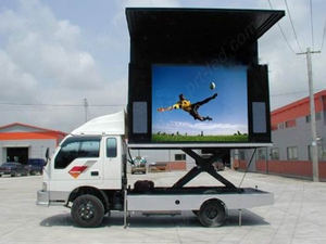 Full Color Outdoor LED Moving Sign for Track Mounting