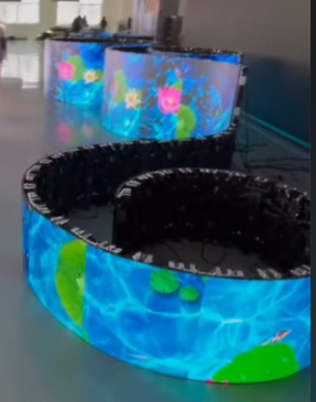 Flexible Module Panel 500 X 500 mm for Indoor Outdoor Curved Led Display Screen (P2.6 P2.976, P3.91)