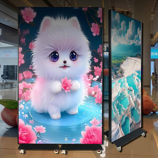 Indoor Full Color 640 X 1920 Mm Seamless Splicing Poster LED Screen