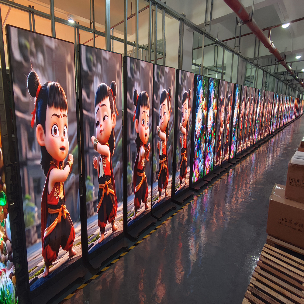 Indoor Full Color 640 X 1920 Mm Seamless Splicing Poster LED Screen